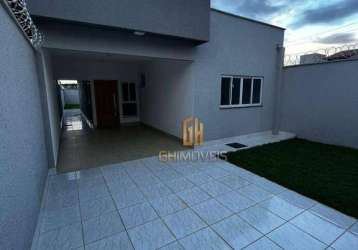 Casa com 3 dormitórios à venda, 107 m² por r$ 420.000,00 - cardoso continuação - aparecida de goiânia/go