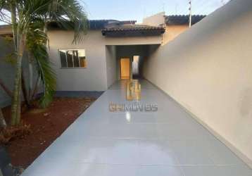 Casa à venda, 99 m² por r$ 290.000,00 - vila pai eterno - trindade/go