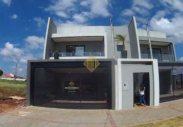 Sobrado no recanto tropical uma suite e dois demi-suite duas vagas cascavel pr