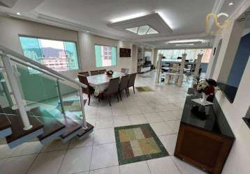 Cobertura à venda, 545 m² por r$ 1.245.000,00 - boqueirão - praia grande/sp