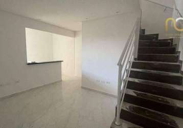 Sobrado com 2 dormitórios à venda, 65 m² por r$ 390.000,00 - jardim real - praia grande/sp