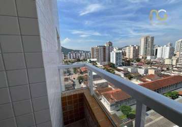 Apartamento com 2 dormitórios à venda, 60 m² por r$ 450.000,00 - boqueirão - praia grande/sp