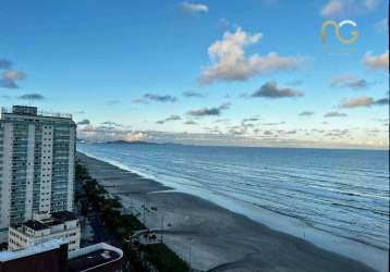 Cobertura frente praia - caiçara/praia grande-sp