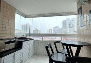 Apartamento com 2 dormitórios à venda, 74 m² por r$ 420.000,00 - tupi - praia grande/sp