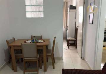 Apartamento com 1 dormitório à venda, 38 m² por r$ 225.000,00 - caiçara - praia grande/sp