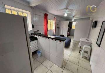 Kitnet com 1 dormitório à venda, 32 m² por r$ 180.000,00 - mirim - praia grande/sp