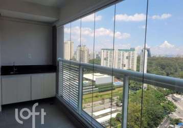 Apartamento com 1 quarto à venda na rua fábio lopes dos santos luz, 161, vila andrade, são paulo por r$ 490.000