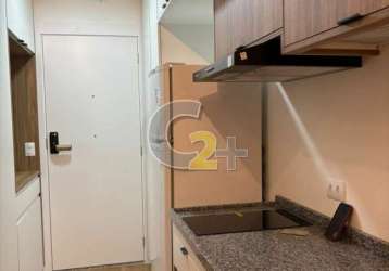 Apartamento para locação no bairro do brooklin, 1 quarto e 1 vaga de garagem.