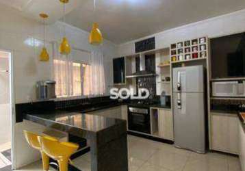 Excelente sobrado com 2 suítes, 228 m²,  à venda por r$ 500.000,00 - residencial meireles - franca/sp