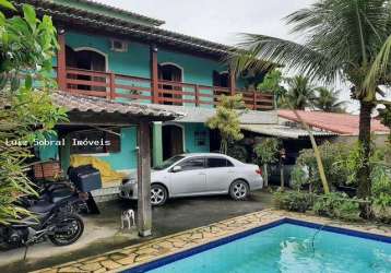 Casa em condomínio para venda em saquarema, retiro (bacaxá), 5 dormitórios, 3 suítes, 5 banheiros, 6 vagas