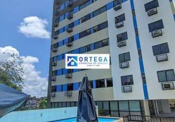 Apartamento com 3/4 à venda, suíte, armários, alto do itaigara - salvador-ba