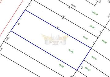 Terreno residencial para comprar, 300m² - jardim santo antônio, santo andré/sp.