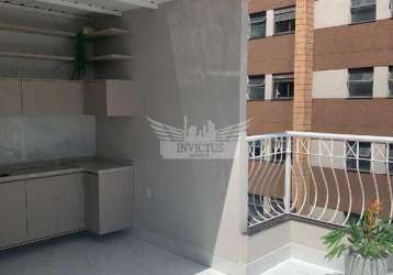 Cobertura 3 quartos para venda, 130m² - bairro jardim - santo andré/sp