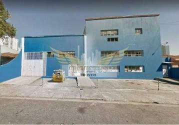 Galpão industrial para comprar, 1.817m² - campestre - santo andré/sp