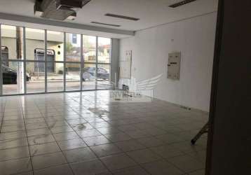 Salão comercial à venda em avenida movimentada no centro de santo andré com 129m²!!!