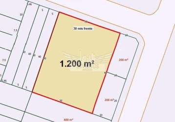 Ótimo terreno residencial/comercial com localização privilegiada à venda, 1.200m² - paraíso, santo andré/sp.