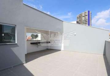 Lindo sobrado novo com cobertura e 3 dormitórios à venda, 200m² - vila alpina, santo andré/sp.