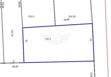 Terreno residencial à venda 186m² - vila marina em santo andré/sp.