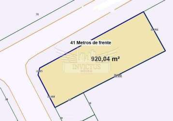 Terreno residencial/comercial à venda, 920m² - vila alzira, santo andré/sp.