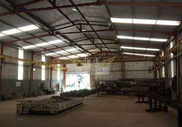 Galpão comercial/industrial com renda para comprar, 1.310m² - vila moraes, mogi das cruzes/sp.