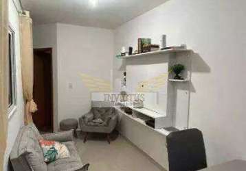 Apartamento sem condomínio como 2 quartos para comprar, 44m² - vila valparaíso, santo andré/sp.