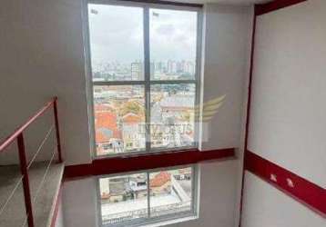 Apartamento tipo loft com 1 quarto para comprar, 50m² - vila são pedro, santo andré/sp.