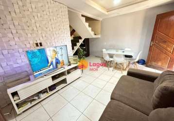 Casa com 2 dormitórios à venda, 79 m² por r$ 400.000,00 - barroco (itaipuaçu) - maricá/rj