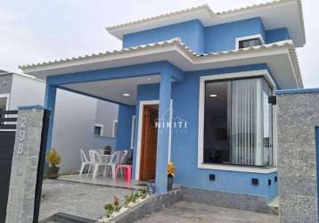 Casa com 4 dormitórios à venda, 98 m² por r$ 550.000,00 - pindobas - maricá/rj