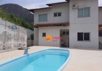 Casa com 4 quartos, 275 m² por r$ 850.000 - recanto de itaipuaçu - maricá/rj