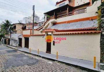 Casa com 3 dormitórios à venda, 100 m² por r$ 700.000,00 - santa rosa - niterói/rj