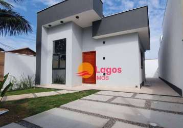 Casa com 3 dormitórios à venda, 94 m² por r$ 530.000,00 - parque nanci - maricá/rj