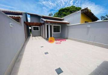 Casa com 3 dormitórios à venda, 60 m² por r$ 520.000,00 - praia de itaipuaçu (itaipuaçu) - maricá/rj