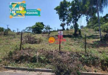 Terreno à venda, 504 m² por r$ 80.000,00 - bambuí - maricá/rj