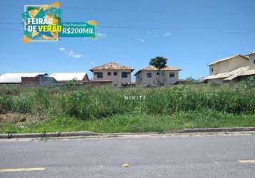 Terreno à venda, 360 m² por r$ 200.000,00 - itapeba - maricá/rj