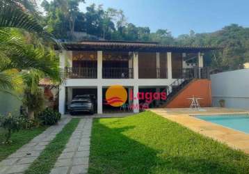 Casa com 4 dormitórios à venda, 227 m² por r$ 780.000,00 - mata paca - niterói/rj