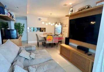 Apartamento com 2 dormitórios à venda, 90 m² por r$ 930.000,00 - charitas - niterói/rj