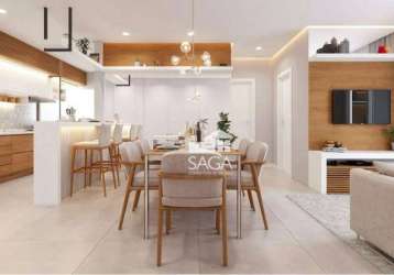 Apartamento com 2 dormitórios à venda, 72 m² por r$ 532.814,30 - vila guilhermina - praia grande/sp