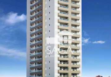 Apartamento com 1 dormitório à venda, 51 m² por r$ 466.000,00 - boqueirão - praia grande/sp