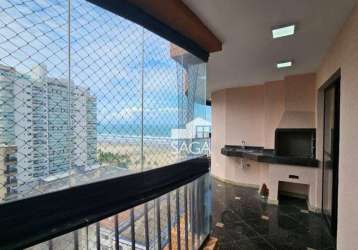 Apartamento com 4 dormitórios à venda, 136 m² por r$ 650.000,00 - aviação - praia grande/sp