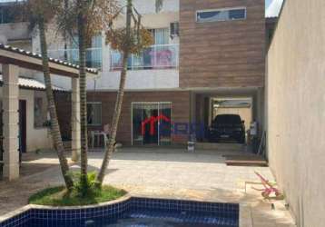 Casa com 4 dormitórios à venda, 240 m² por r$ 820.000,00 - vista alegre - barra mansa/rj