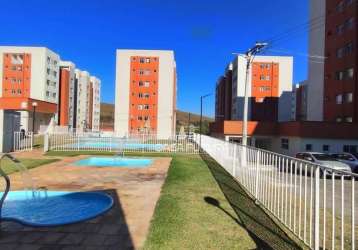 Apartamento com 2 dormitórios à venda, 44 m² por r$ 175.000,00 - água limpa - volta redonda/rj