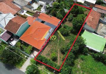 Terreno com 600 m² no santa cândida em curitiba