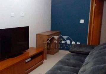 Cobertura com 2 dormitórios à venda, 87 m² por r$ 382.000,01 - vila alzira - santo andré/sp