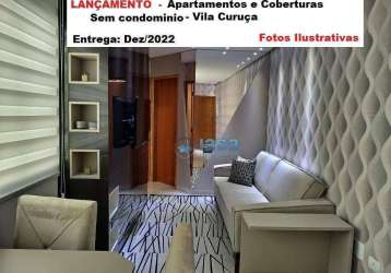 Cobertura com 2 dormitórios à venda, 100 m² por r$ 660.000,01 - vila curuçá - santo andré/sp