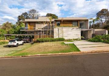 Casa em condomínio fechado com 5 quartos à venda na estrada da rhodia, 5151, vila hollândia, campinas, 550 m2 por r$ 5.900.000