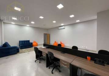 Sala comercial para alugar na avenida dermival bernardes siqueira, 001, swiss park, campinas, 128 m2 por r$ 6.000