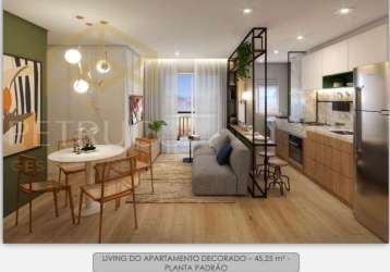 Apartamento com 2 quartos à venda na avenida aquidaban, 41, vila lídia, campinas, 45 m2 por r$ 391.440