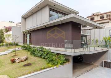 Casa em condomínio fechado com 4 quartos à venda na avenida josé oscar gratti, 001, swiss park, campinas, 487 m2 por r$ 5.350.000