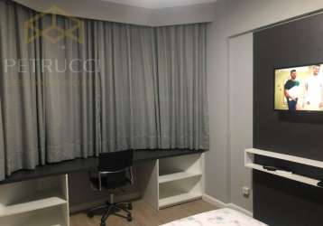 Flat com 1 quarto à venda na rua onze de agosto, 411, centro, campinas, 47 m2 por r$ 345.000