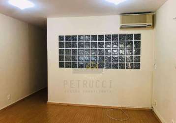 Sala comercial para locação, grupo residencial do iapc, campinas - sa0717.